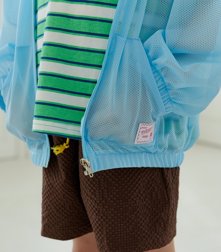 Erin J - Korean Children Fashion - #minifashionista - Mesh Hooded Jumper - 9