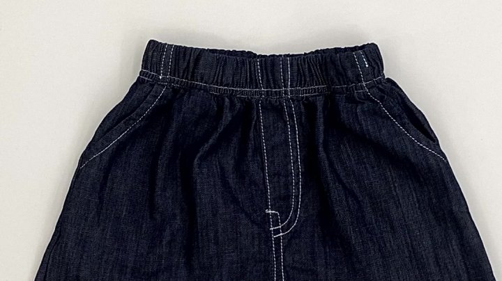 Erin J - Korean Children Fashion - #prettylittlegirls - Viscose Denim Shorts - 5