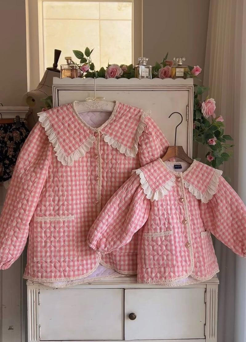 Eugenie Candies - Korean Children Fashion - #kidsshorts - Eu Love Quilted Jacket