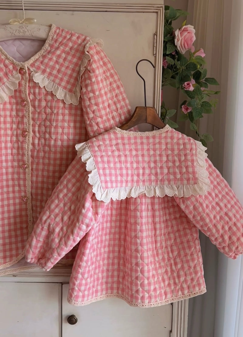 Eugenie Candies - Korean Children Fashion - #littlefashionista - Eu Love Quilted Jacket - 5