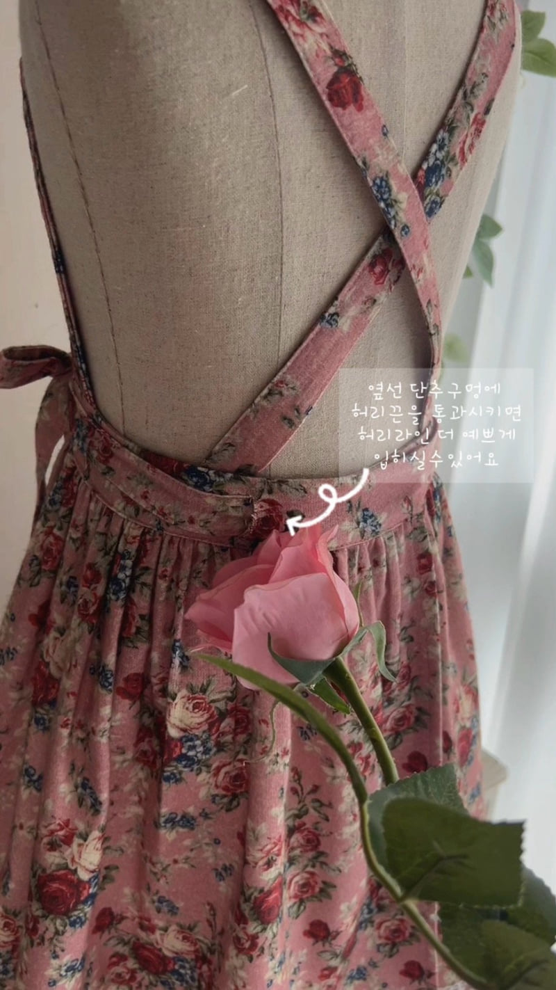 Eugenie Candies - Korean Women Fashion - #momslook - Rose Apron - 3