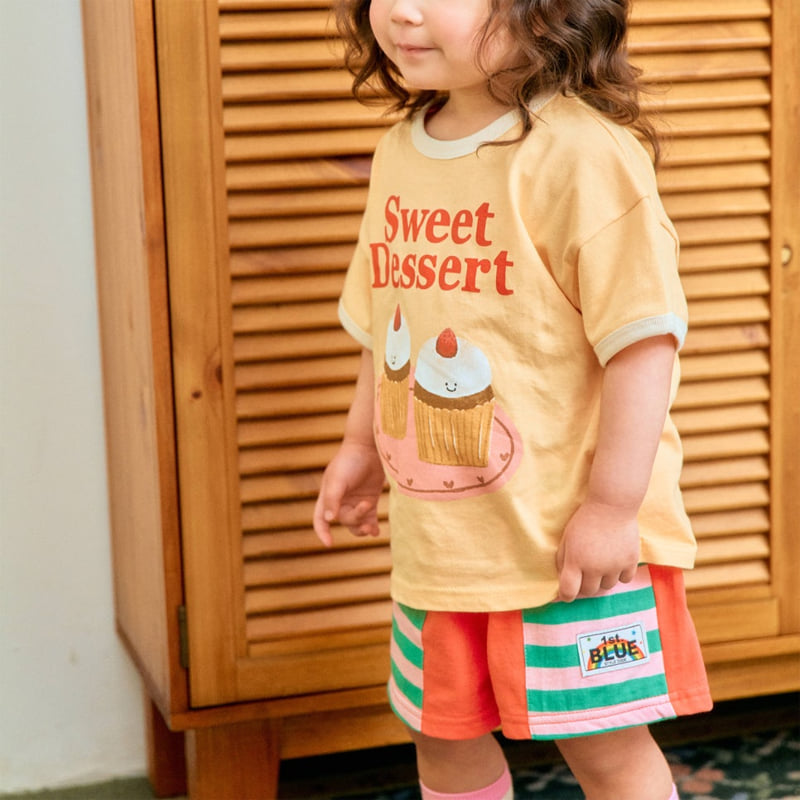 Firstblue - Korean Children Fashion - #Kfashion4kids - Dessert Short Sleeve Tee - 8
