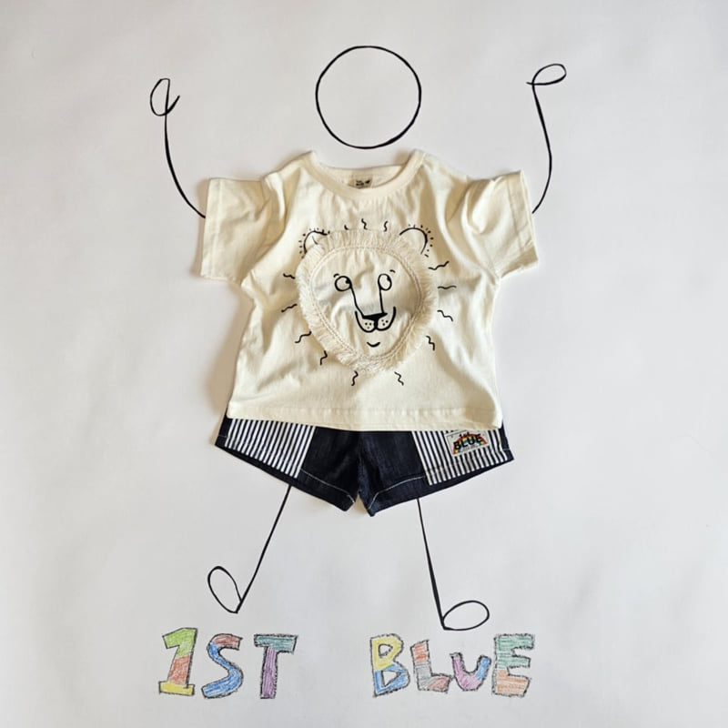 Firstblue - Korean Children Fashion - #Kfashion4kids - Tassel Lion Short Sleeve Tee - 5