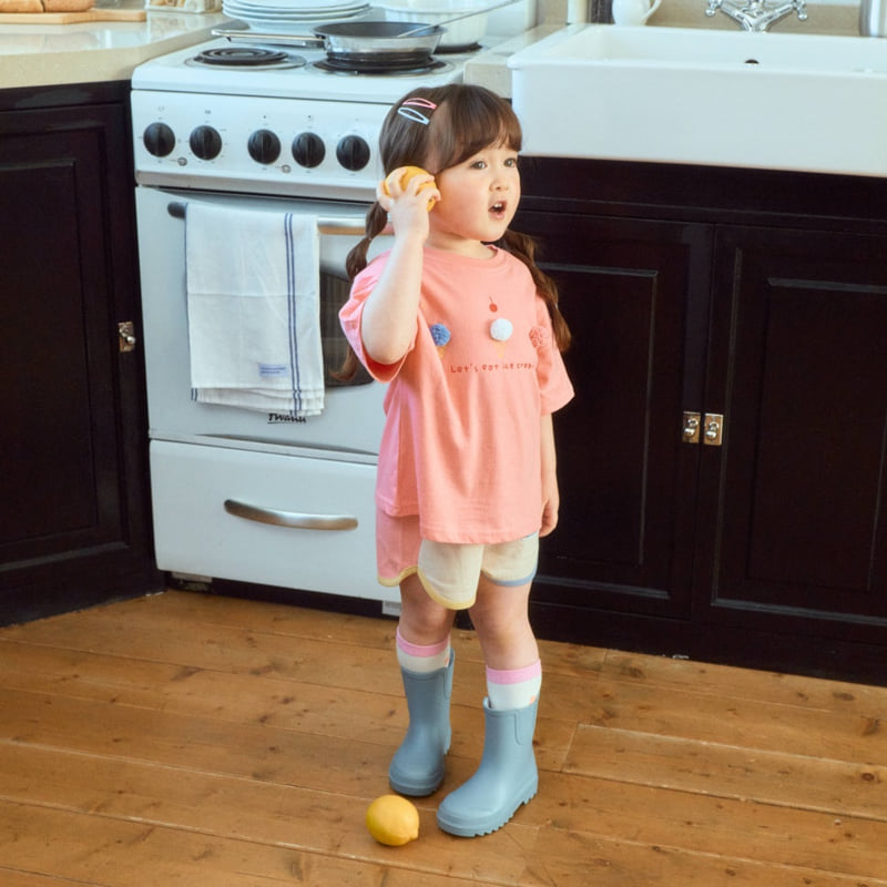 Firstblue - Korean Children Fashion - #childofig - Ice Cream Short Sleeve Tee - 9