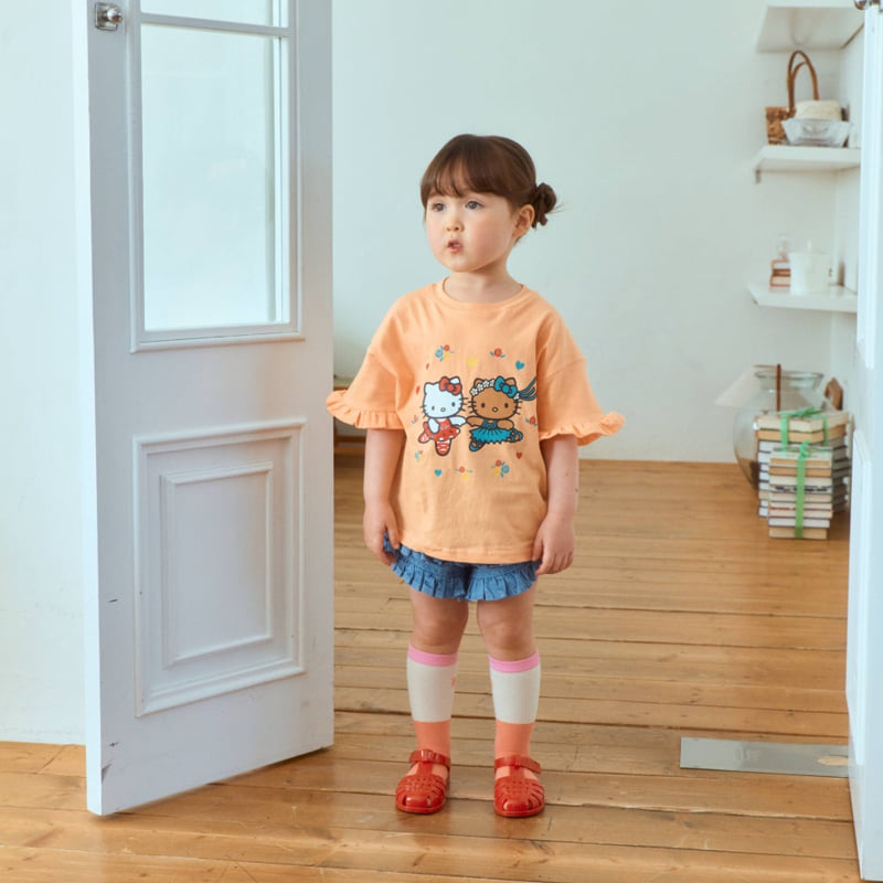 Firstblue - Korean Children Fashion - #childofig - Ballet Cat Frill Tee - 8