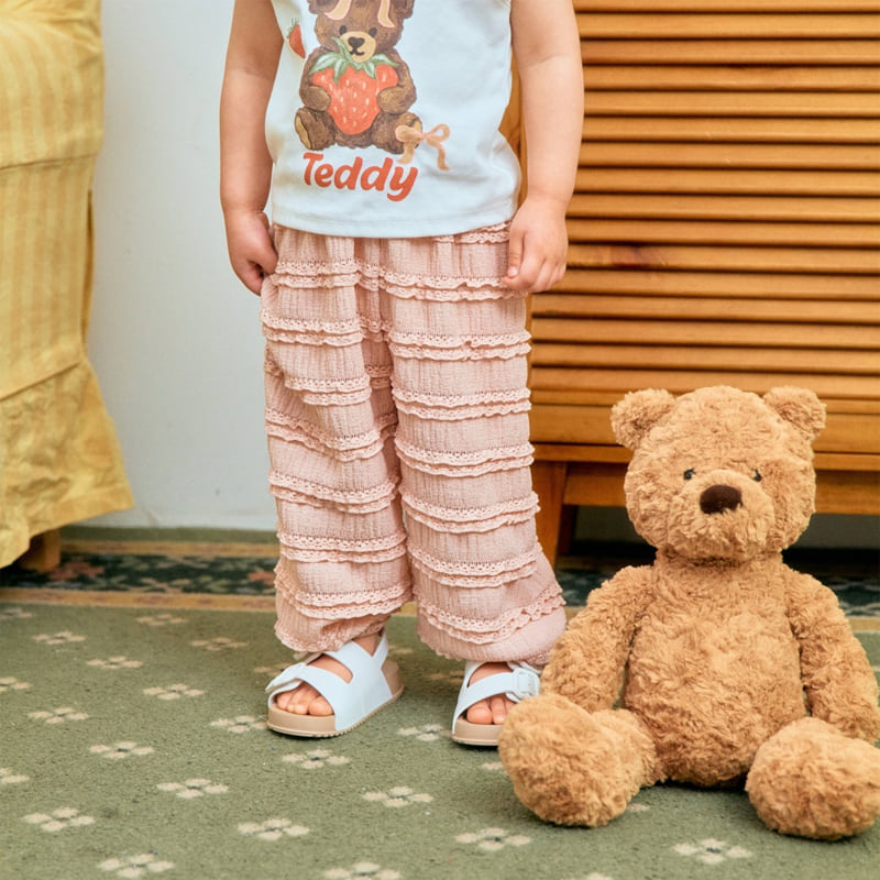 Firstblue - Korean Children Fashion - #childofig - Chichi Lace Pants - 7