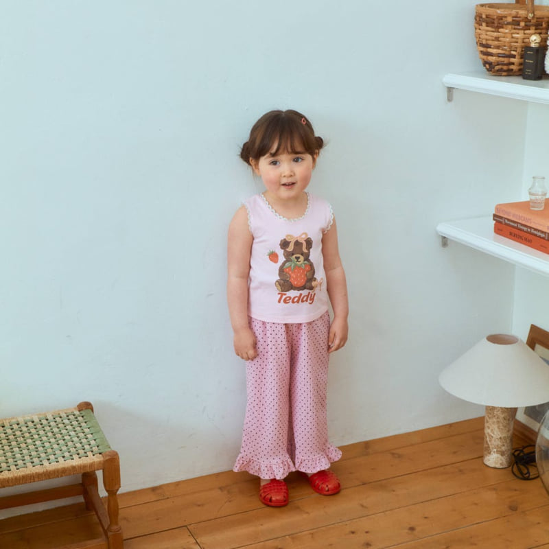 Firstblue - Korean Children Fashion - #childrensboutique - Tom Dot Frill Pants - 9