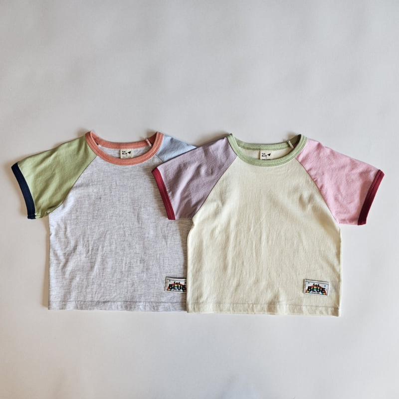 Firstblue - Korean Children Fashion - #designkidswear - First Raglan Short Sleeve Tee - 10