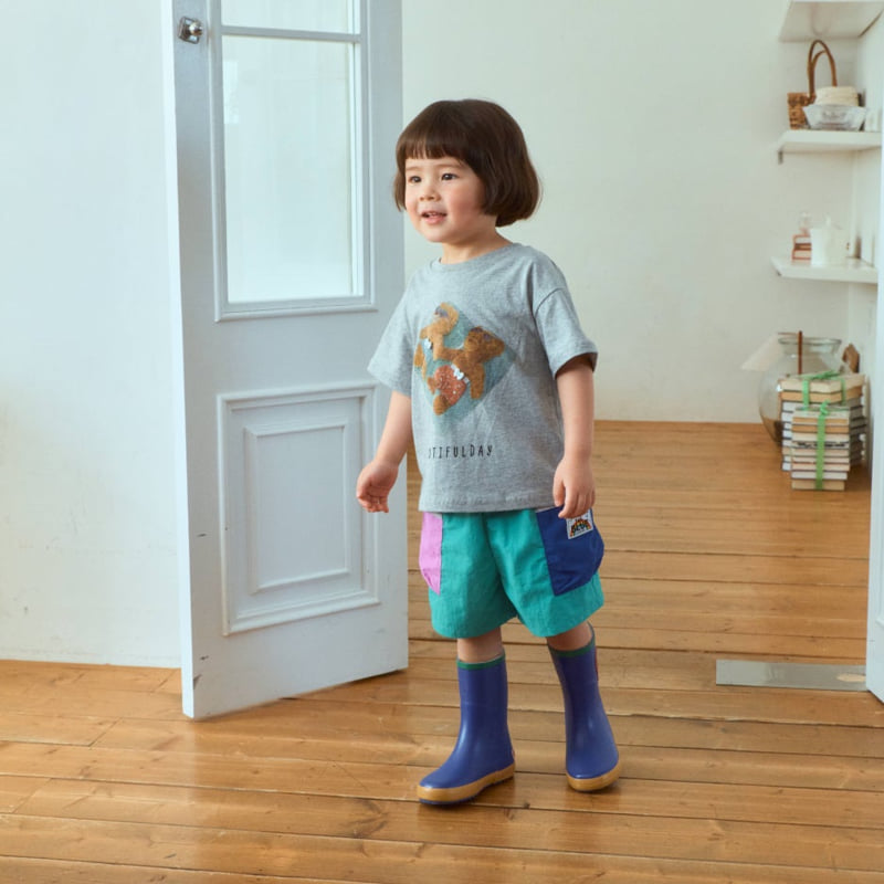 Firstblue - Korean Children Fashion - #designkidswear - Summer Bear Short Sleeve Tee - 5