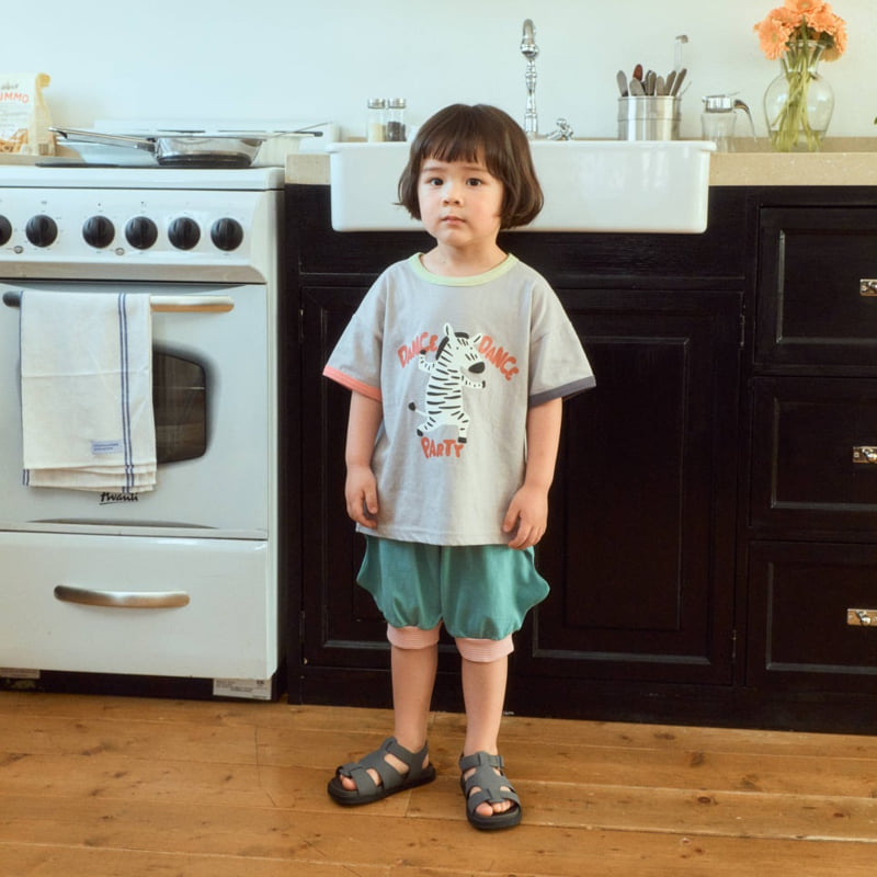 Firstblue - Korean Children Fashion - #designkidswear - Party Animals Short Sleeve Tee - 4