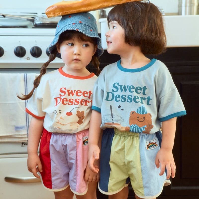 Firstblue - Korean Children Fashion - #discoveringself - Dessert Short Sleeve Tee - 3
