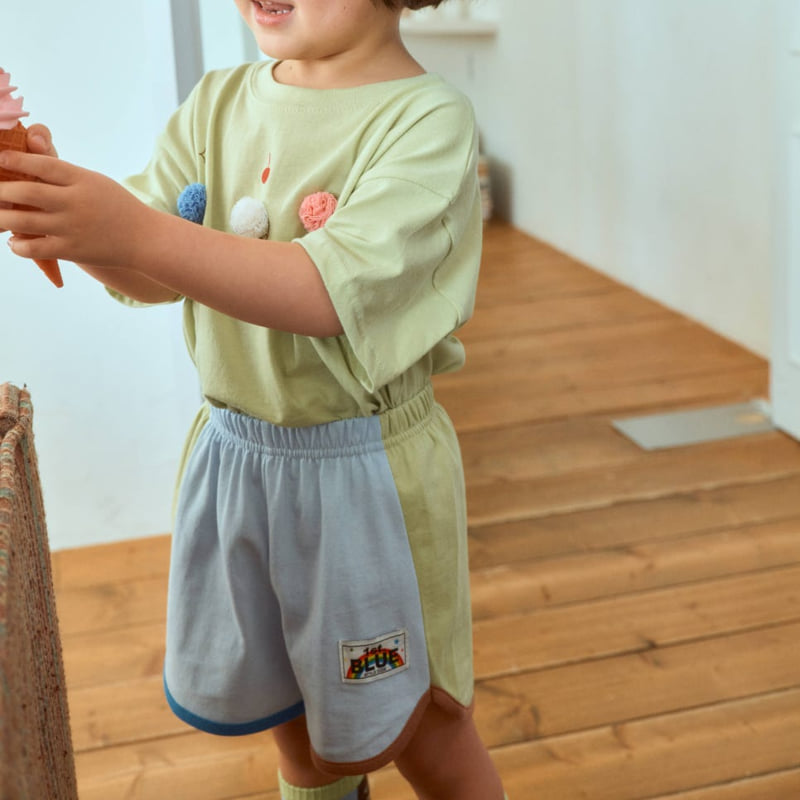 Firstblue - Korean Children Fashion - #discoveringself - Color Block Shorts - 6