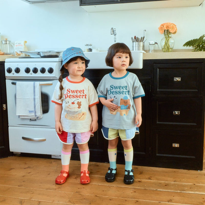 Firstblue - Korean Children Fashion - #discoveringself - Dessert Short Sleeve Tee - 4