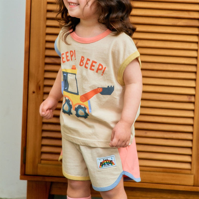 Firstblue - Korean Children Fashion - #fashionkids - Color Block Shorts - 7