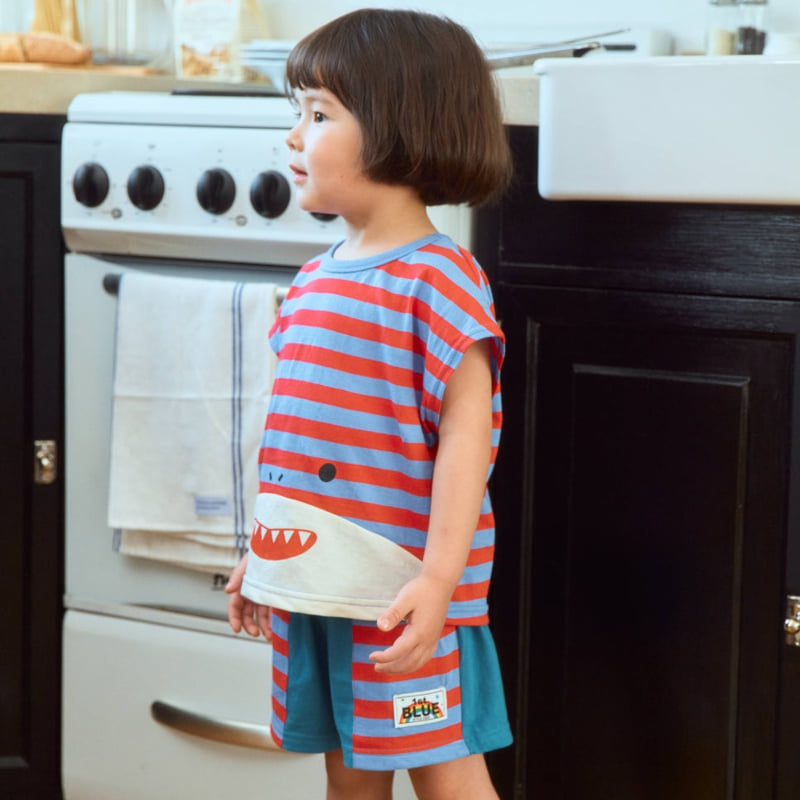 Stripe Combi Shorts by Firstblue for Child - view 4