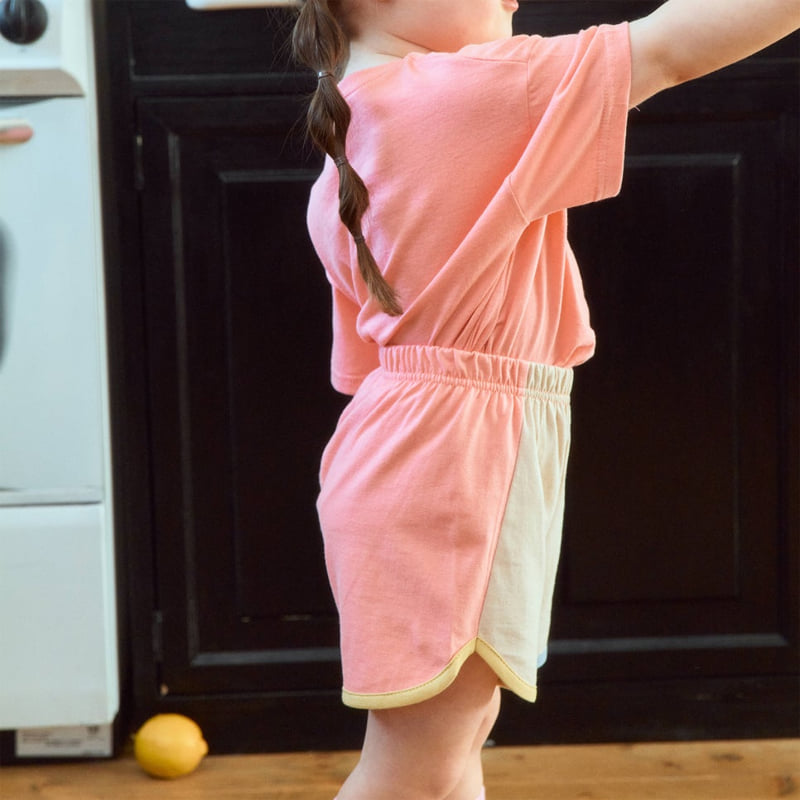 Firstblue - Korean Children Fashion - #kidsshorts - Color Block Shorts - 8