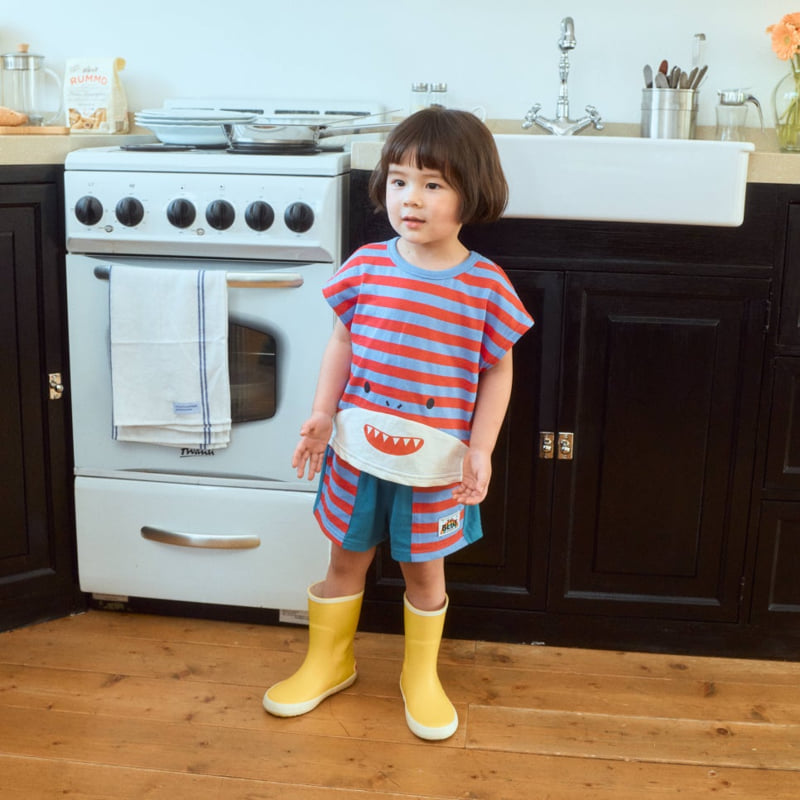 Stripe Combi Shorts by Firstblue for Child - view 5