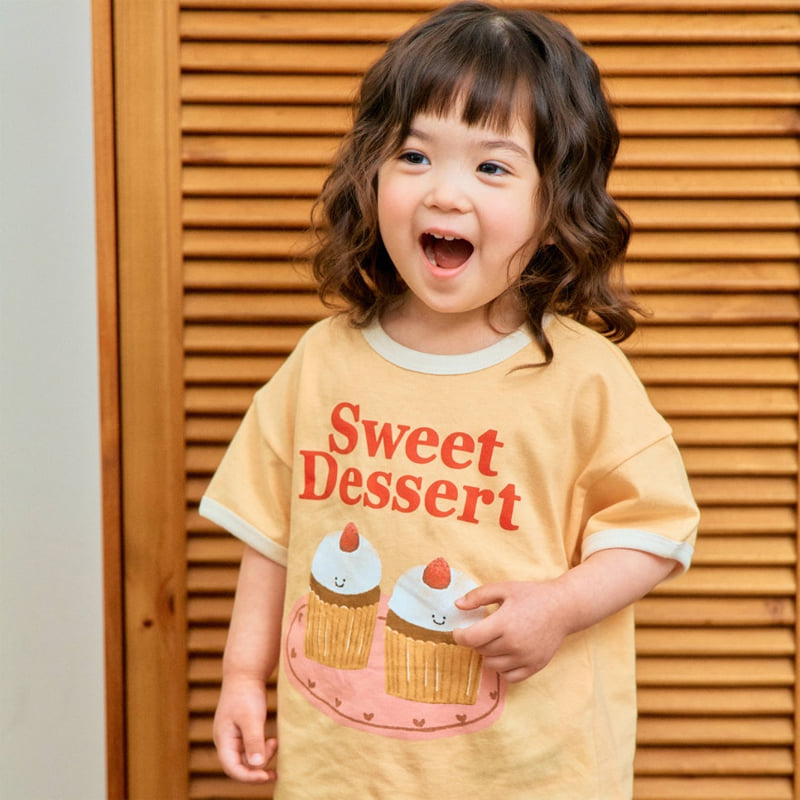 Firstblue - Korean Children Fashion - #kidzfashiontrend - Dessert Short Sleeve Tee - 7