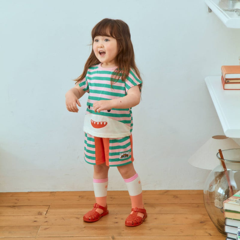 Stripe Combi Shorts by Firstblue for Child - view 7