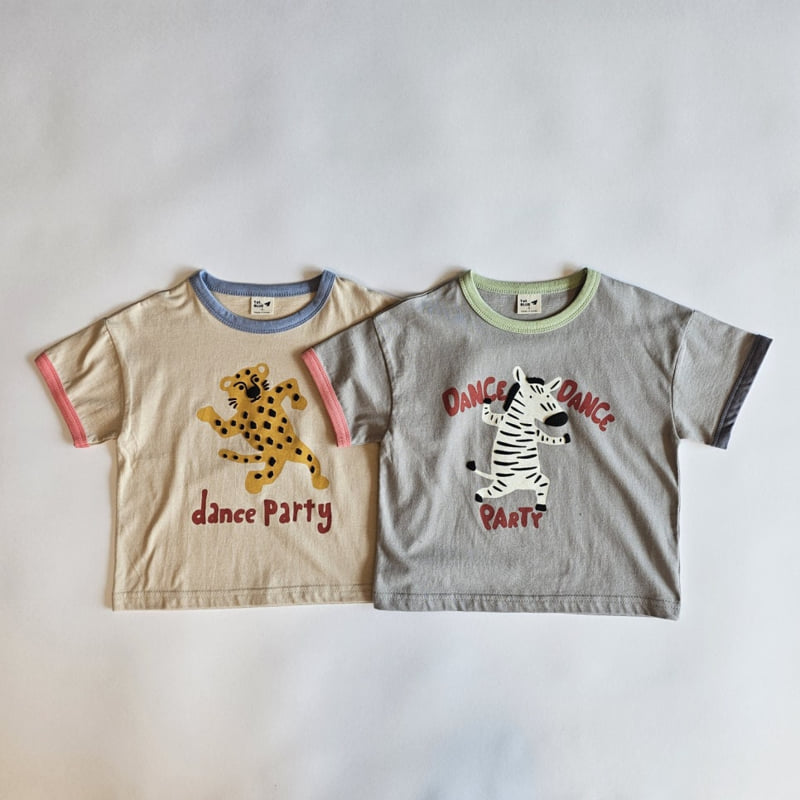 Firstblue - Korean Children Fashion - #littlefashionista - Party Animals Short Sleeve Tee - 10