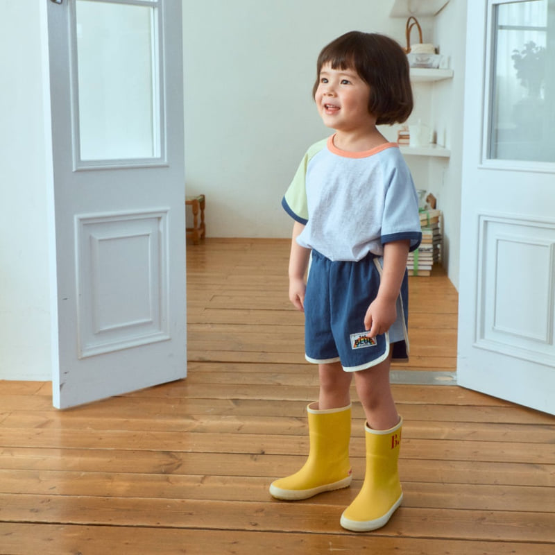Firstblue - Korean Children Fashion - #littlefashionista - First Combi Shorts - 6