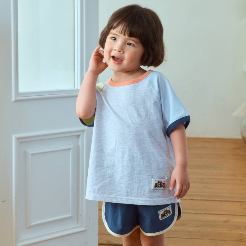 Firstblue - Korean Children Fashion - #magicofchildhood - First Raglan Short Sleeve Tee - 2