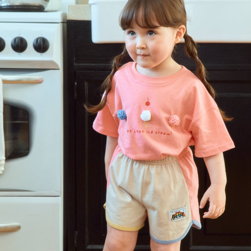 Firstblue - Korean Children Fashion - #minifashionista - Ice Cream Short Sleeve Tee - 7