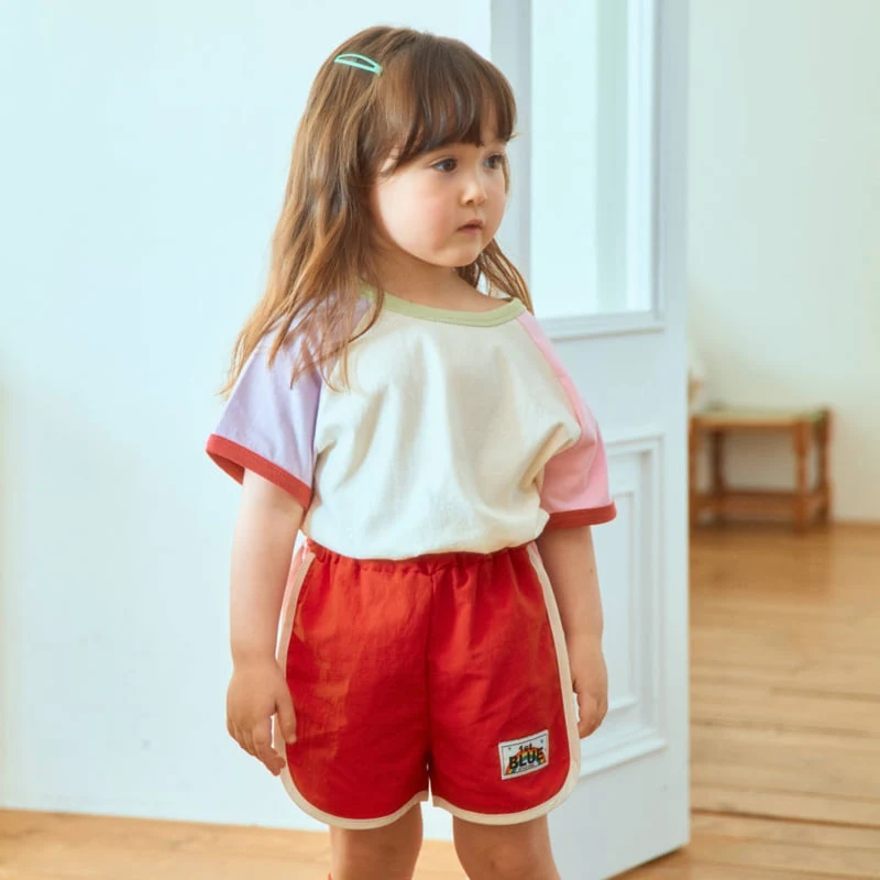 Firstblue - Korean Children Fashion - #minifashionista - First Combi Shorts - 8