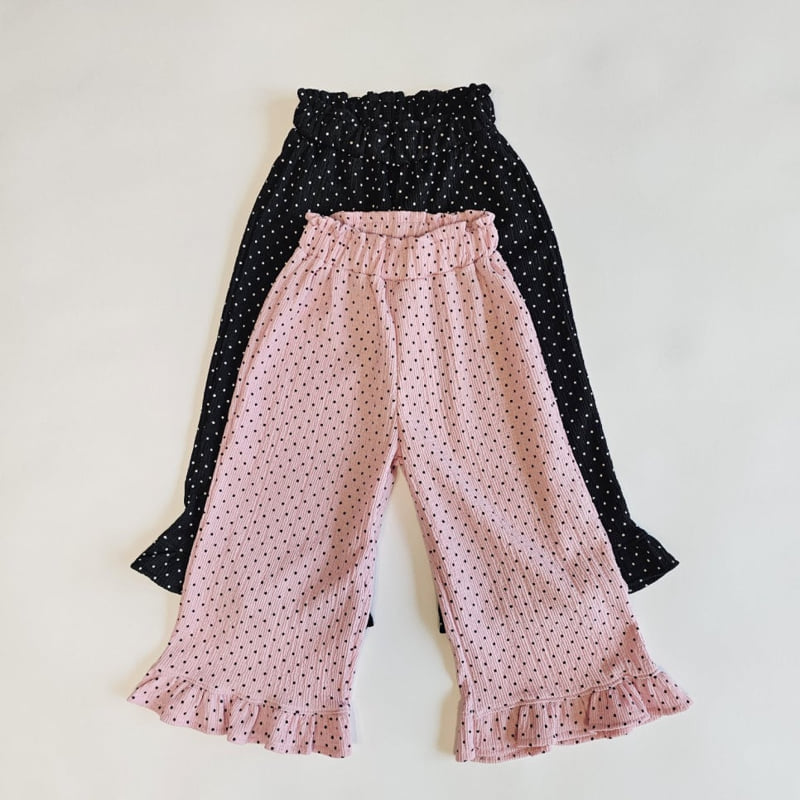 Firstblue - Korean Children Fashion - #minifashionista - Tom Dot Frill Pants - 3
