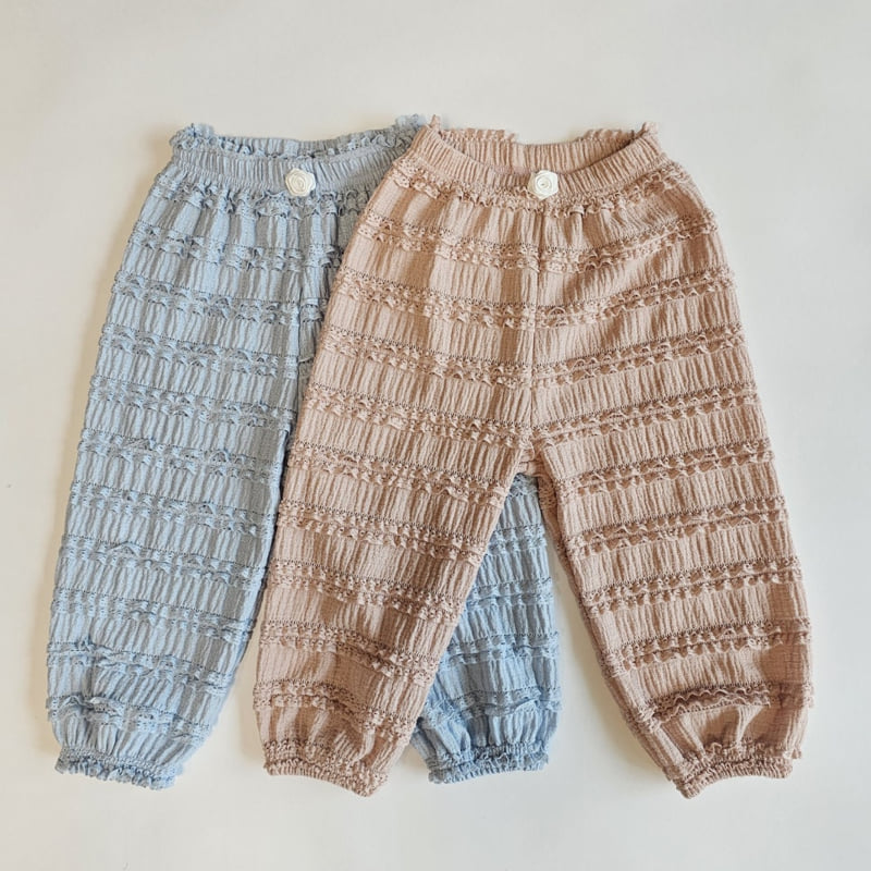 Firstblue - Korean Children Fashion - #minifashionista - Chichi Lace Pants - 2