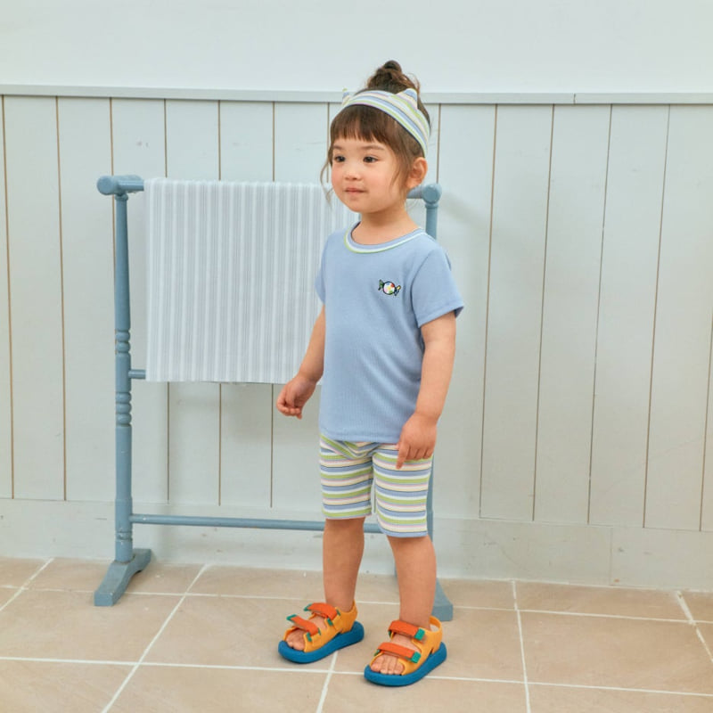 Firstblue - Korean Children Fashion - #prettylittlegirls - Lala Ribbed Short Sleeve Tee - 5