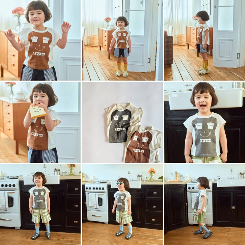Firstblue - Korean Children Fashion - #prettylittlegirls - Bread Drop Tee