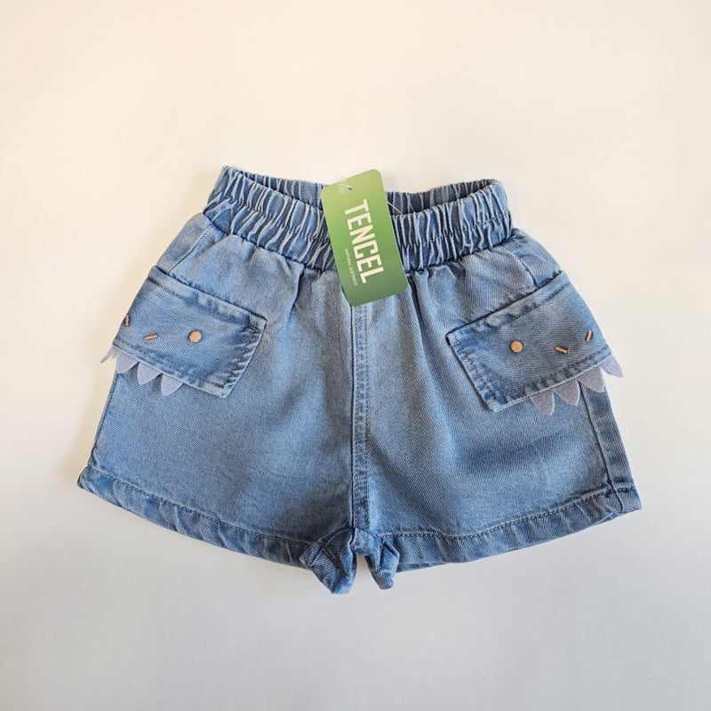 Firstblue - Korean Children Fashion - #stylishchildhood - Shark Denim Shorts - 2