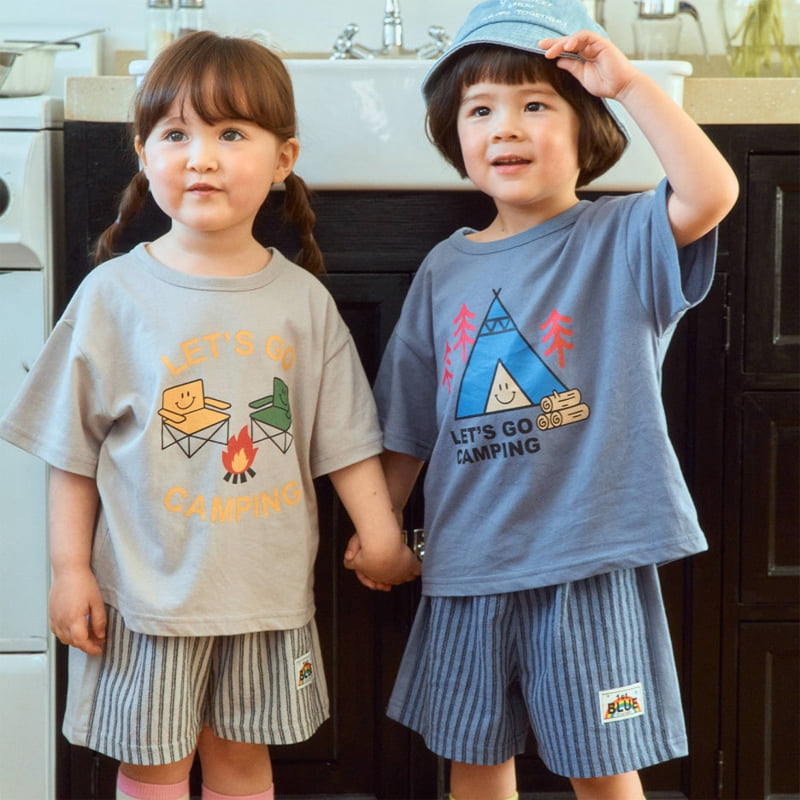 Firstblue - Korean Children Fashion - #todddlerfashion - Camping Short Sleeve Tee - 3