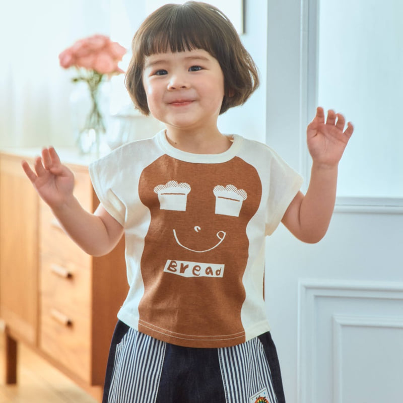 Firstblue - Korean Children Fashion - #todddlerfashion - Bread Drop Tee - 2
