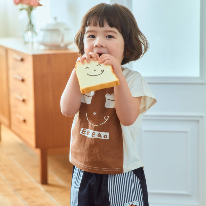 Firstblue - Korean Children Fashion - #toddlerclothing - Bread Drop Tee - 3
