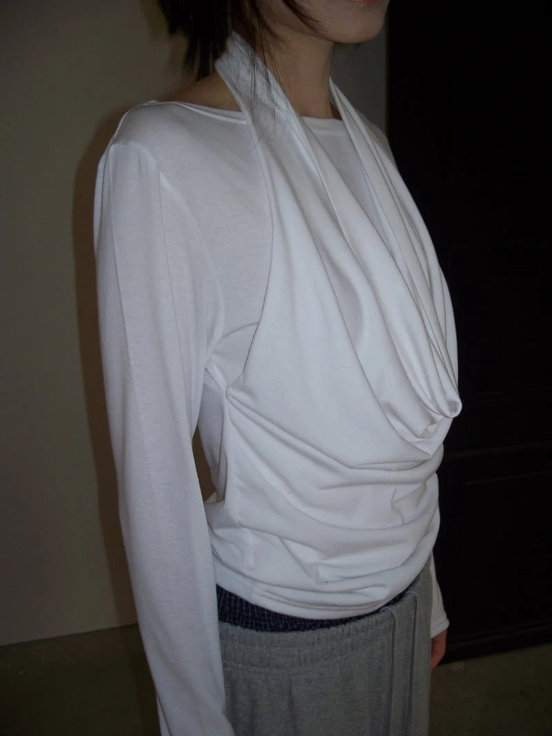 Flash - Korean Women Fashion - #momslook - Berlin Halter Tee - 2