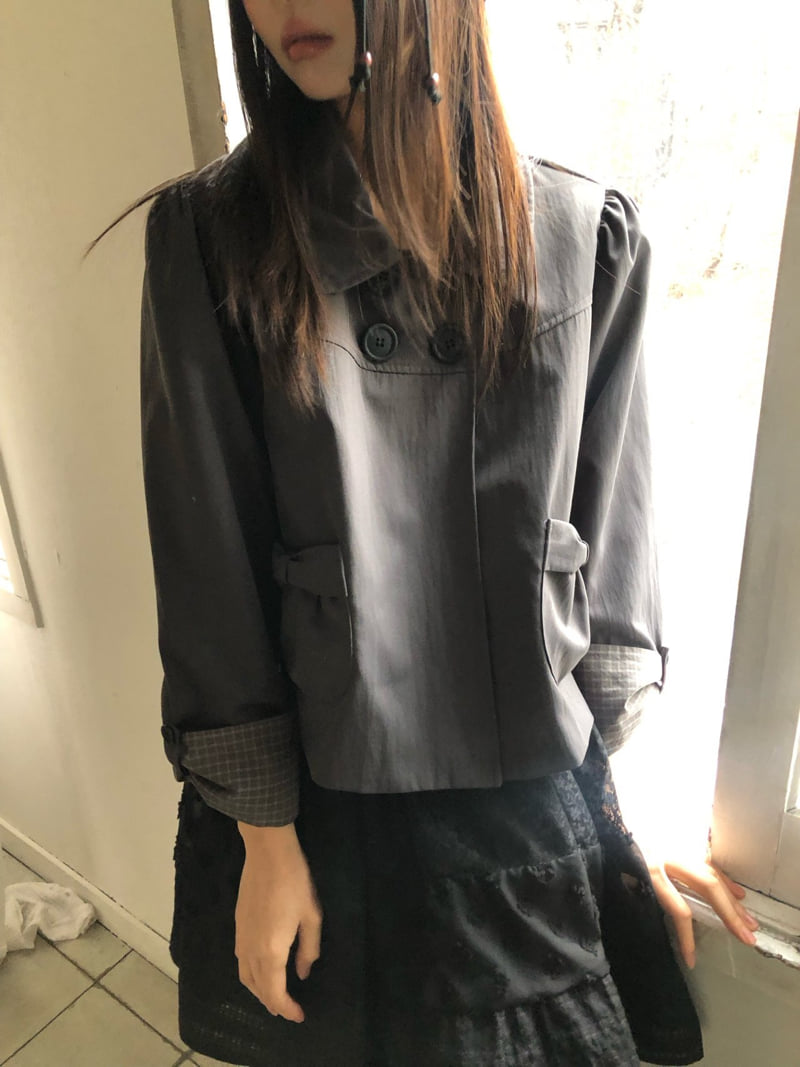 Flash - Korean Women Fashion - #momslook - Bebe Roll-Up Jacket - 11