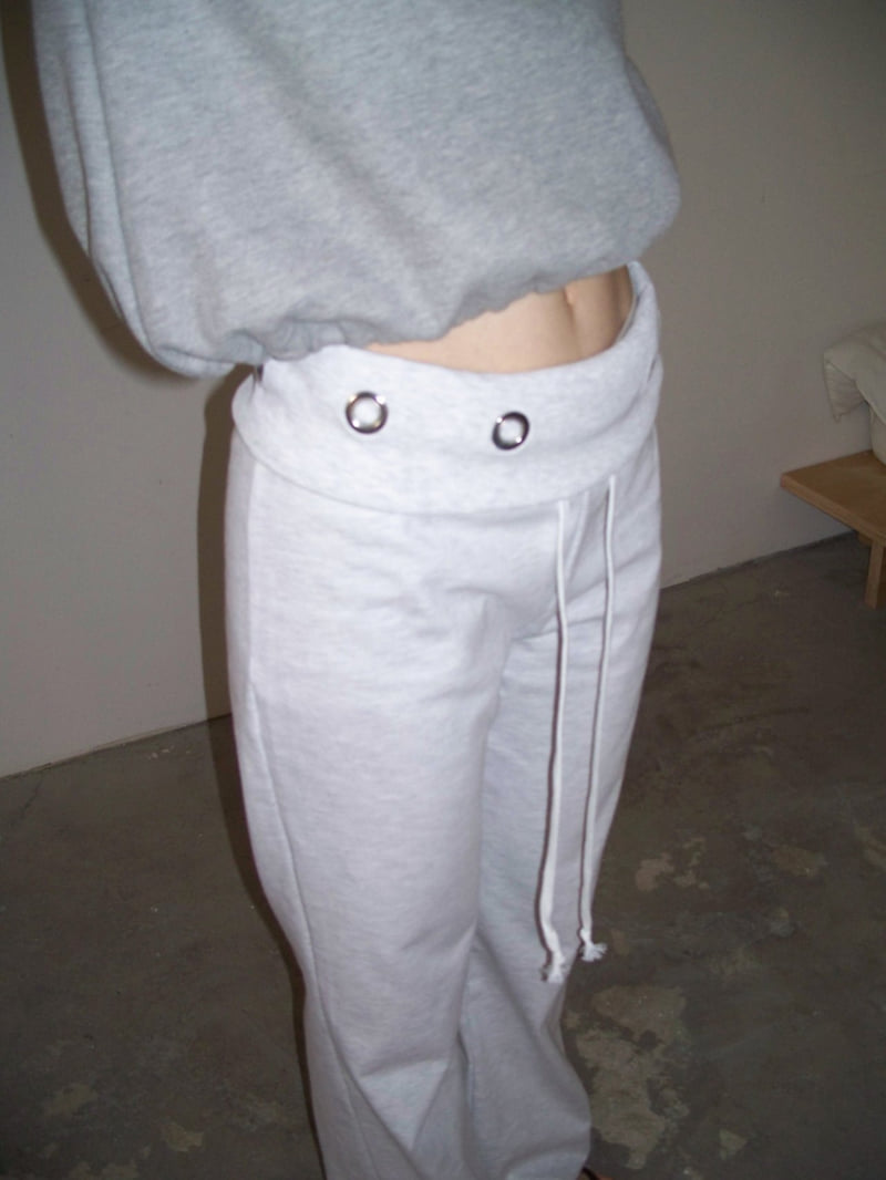 Flash - Korean Women Fashion - #pursuepretty - Eyelet Pants - 3