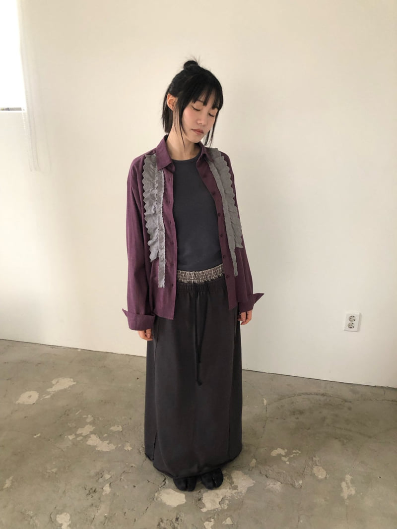 Flash - Korean Women Fashion - #romanticstyle - Sagging Skirt - 11