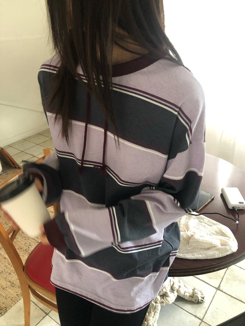 Flash - Korean Women Fashion - #romanticstyle - Rugby Tee - 7