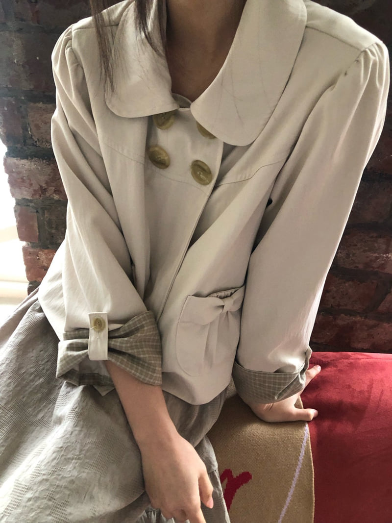 Flash - Korean Women Fashion - #romanticstyle - Bebe Roll-Up Jacket - 4