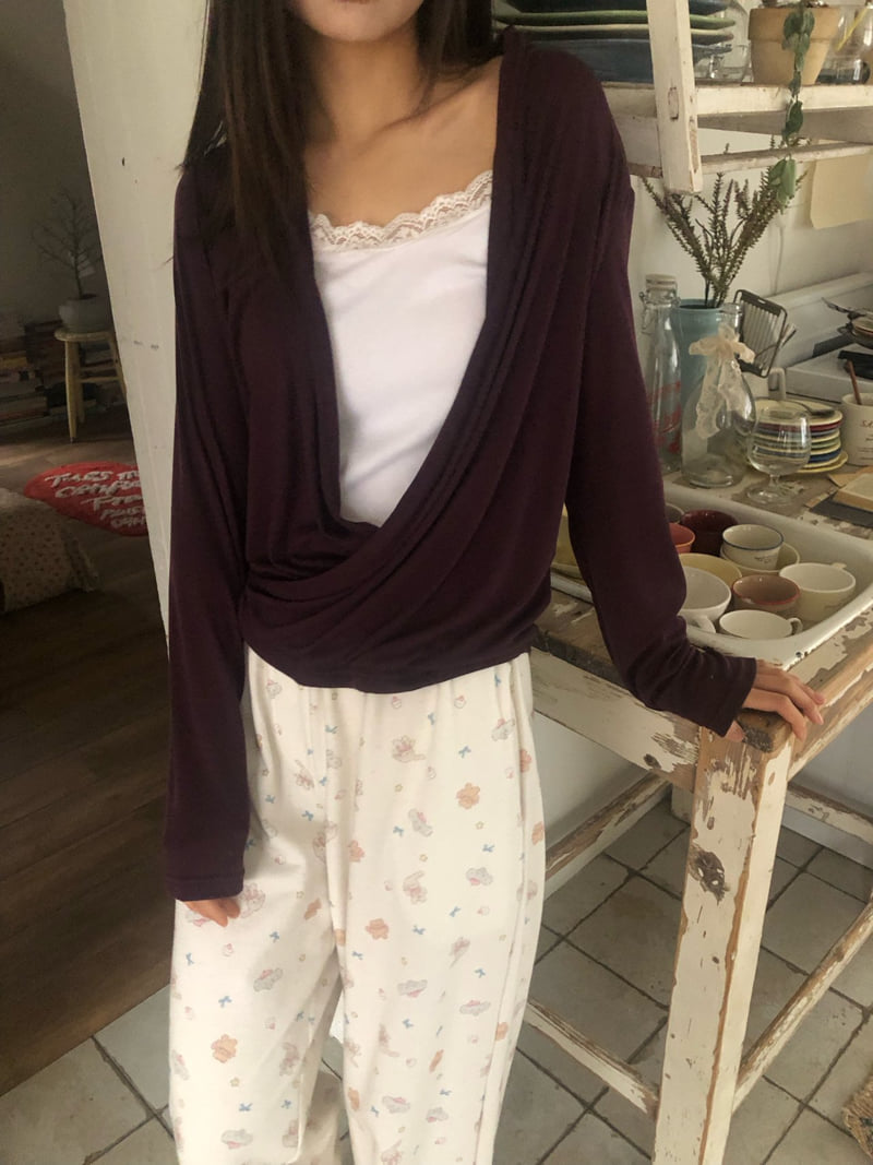 Flash - Korean Women Fashion - #shopsmall - Wrap Tee - 6