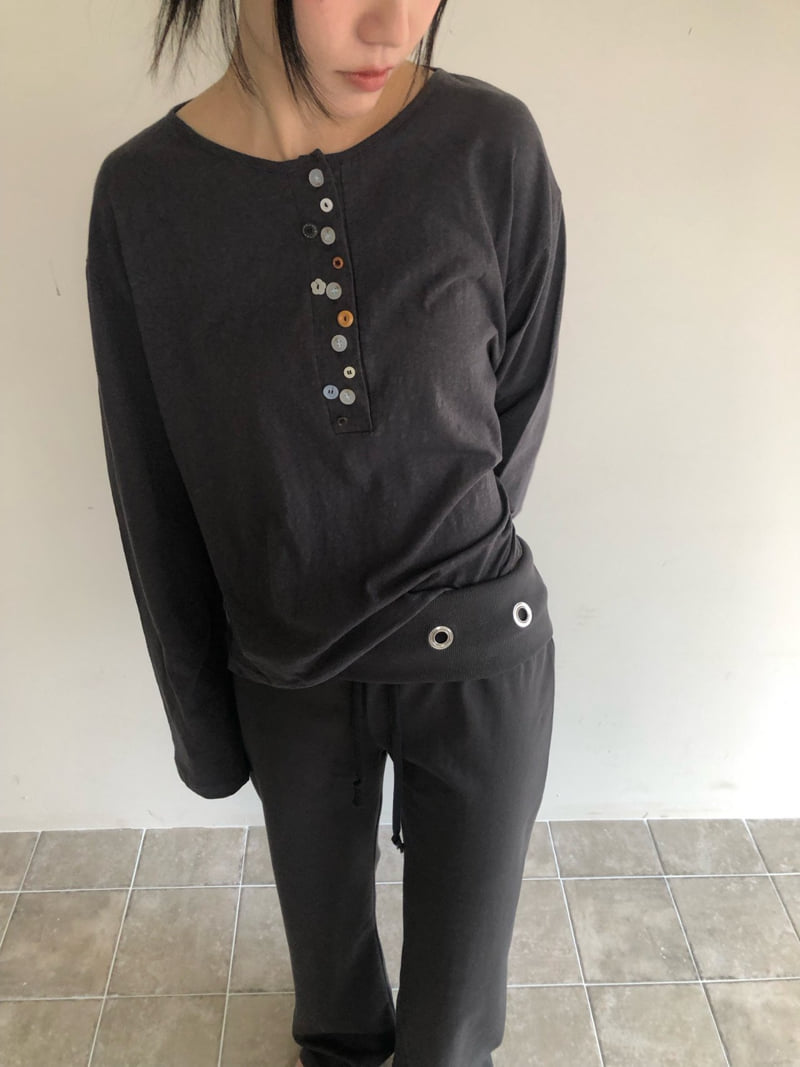 Flash - Korean Women Fashion - #thelittlethings - Rough Button Tee - 12