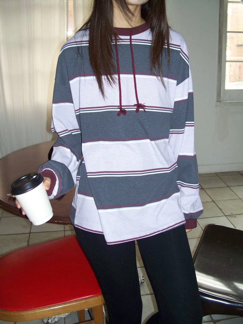Flash - Korean Women Fashion - #vintageinspired - Rugby Tee - 3