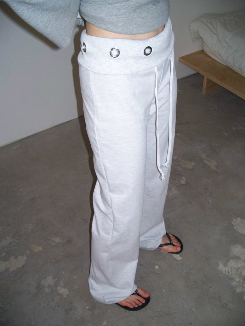 Flash - Korean Women Fashion - #vintagekidsstyle - Eyelet Pants - 2