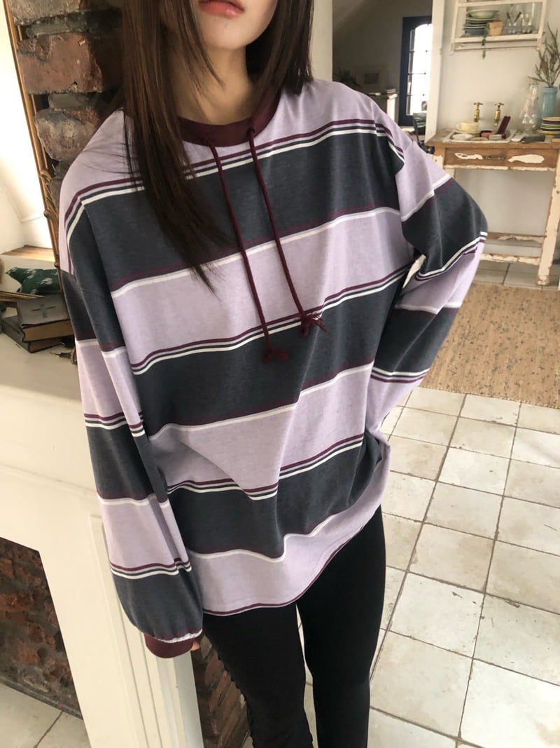 Flash - Korean Women Fashion - #vintageinspired - Rugby Tee - 4
