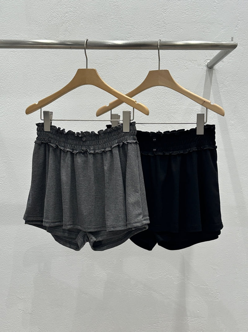 Flash - Korean Women Fashion - #womensfashion - Smocked Skirt Pants