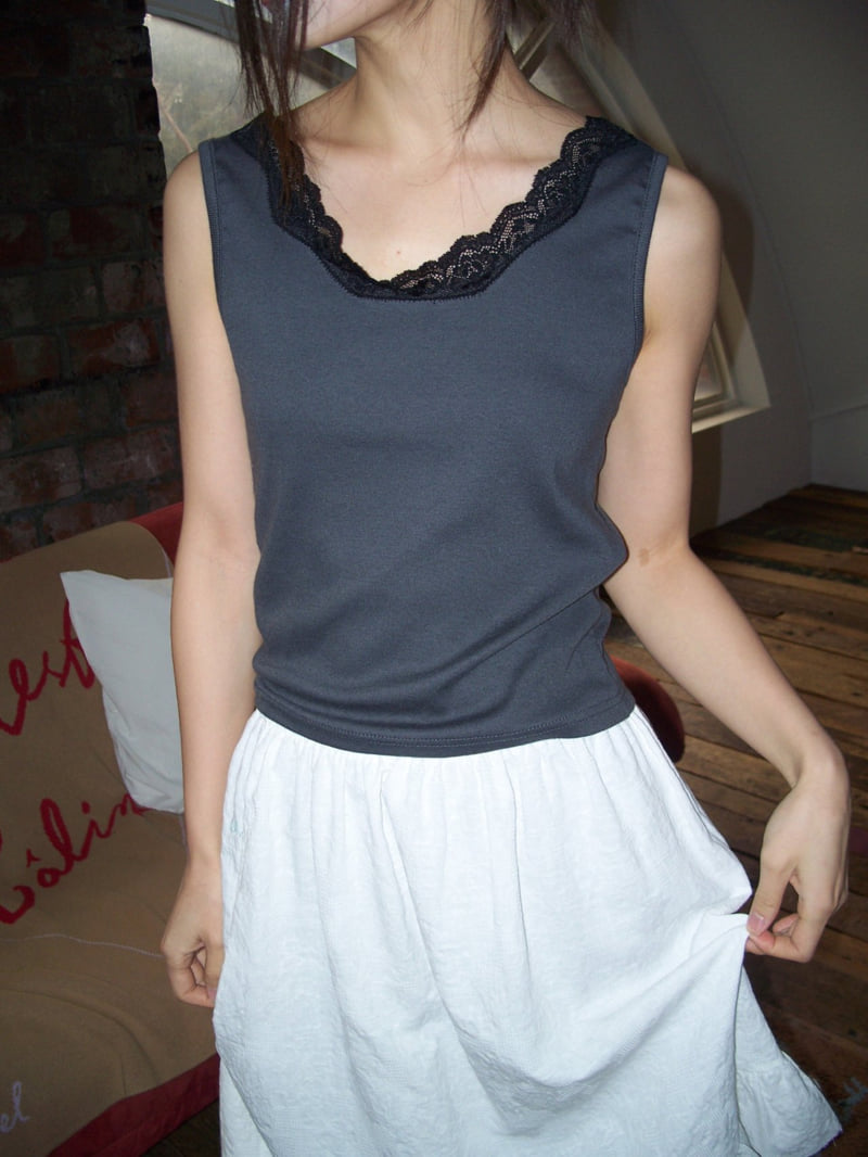 Flash - Korean Women Fashion - #womensfashion - Dear Sleeveless Top - 9
