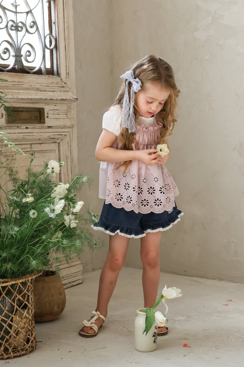 Flo - Korean Children Fashion - #Kfashion4kids - Rose Denim Pants - 10